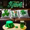G128 St Patrick's Day Decoration Gnome Luck Shamrock Waterproof Throw Pillow Covers | 18 x 18 in | Set of 4, Beautiful Cushion Covers for St Patrick's Day Sofa Couch Decoration